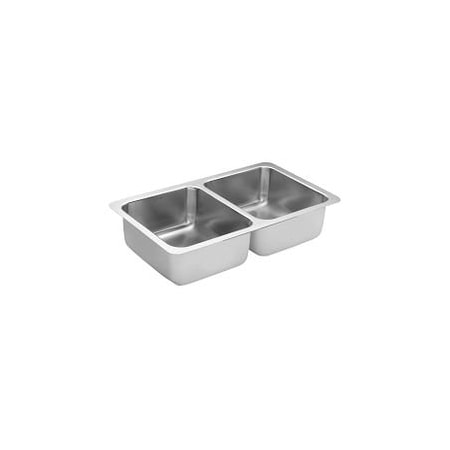 Moen 18 Gauge Stainless Double Equal Umt G18212B